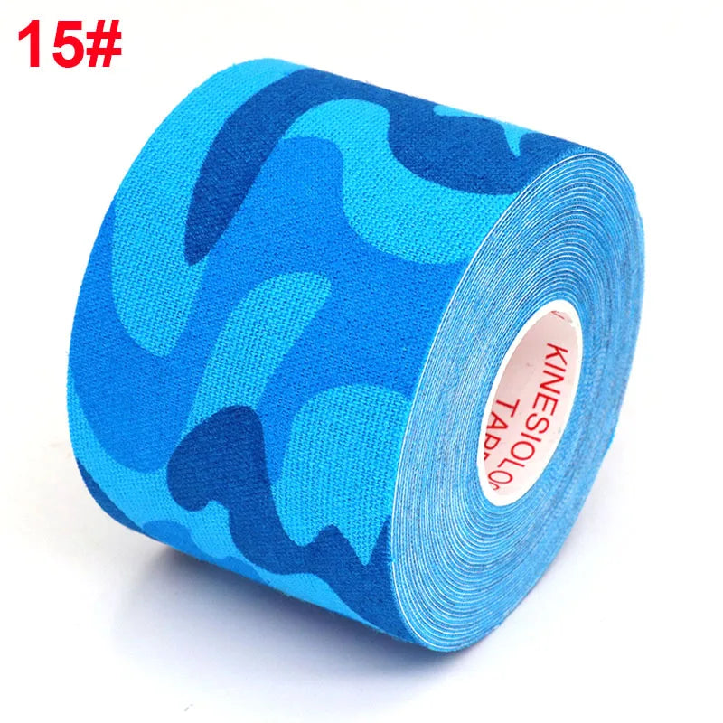 5-Size Waterproof Kinesiology Tape – Elastic Athletic Bands for Sports Recovery, Gym, Muscle Pain Relief & Strapping Support