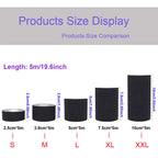 5-Size Waterproof Kinesiology Tape – Elastic Athletic Bands for Sports Recovery, Gym, Muscle Pain Relief & Strapping Support