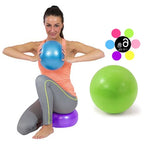 25cm Yoga Ball Exercise Gymnastic Fitness Pilates Ball Balance Exercise Gym Fitness Yoga Core Ball Indoor Training Equipment