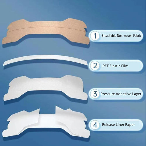 100pcs Anti-snoring Strips Easier to Breathe Help Breathing Reduce Snoring Nasal Strips Better Sleep Breathe Health Care
