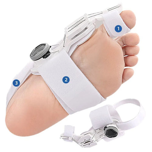1PC Bunion Corrector Unisex Foot Hallux Valgus Braces Rotatable Toe Separator Straightener Adjustable Finger Toe Corrector